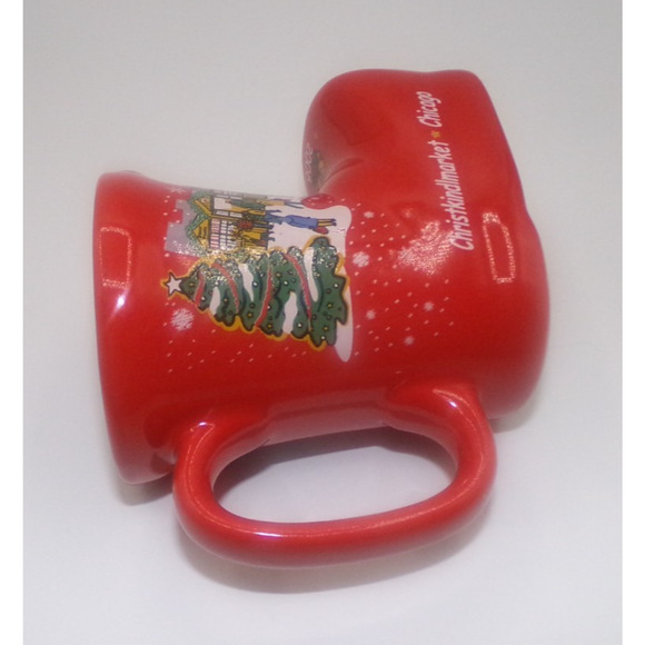 Vintage Christkindlmarket Chicago Christmas Mug 2006 Red Boot Gluhewein Mulled - Picture 6 of 11